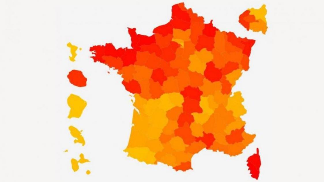 CARTE INTERACTIVE. La circulation du Covid19 commence à se stabiliser