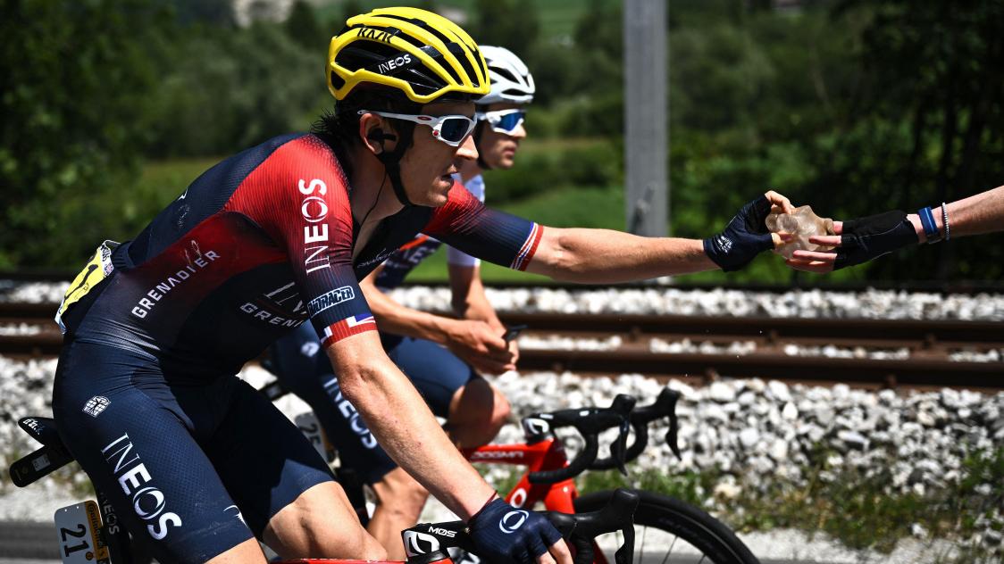 Géraint Thomas, 3e de l’édition 2022, tentera de remporter une deuxième fois le Tour de France en 2023, après sa victoire en 2018.