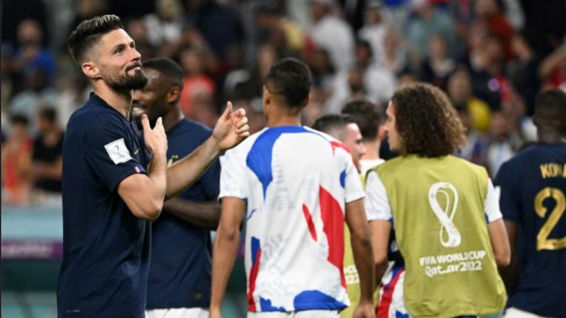 Le doublé d’Olivier Giroud contre l’Australie a été suivi par plus de 12 millions de Français.