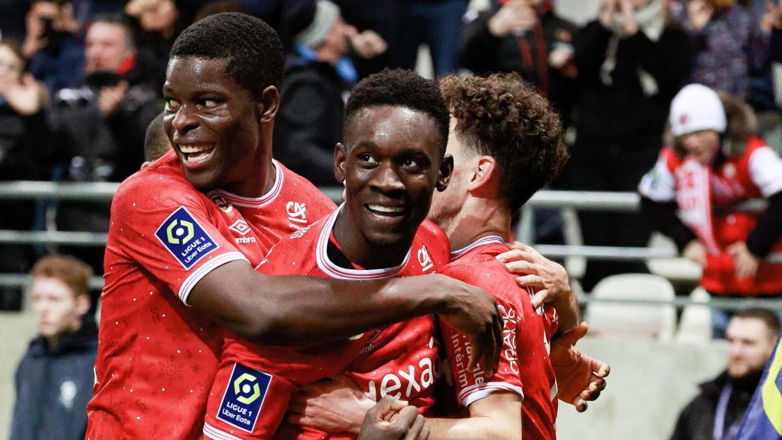 Auteur d’un doublé contre Rennes, Folarin Balogun pourrait manquer le déplacement du Stade de Reims au Losc.