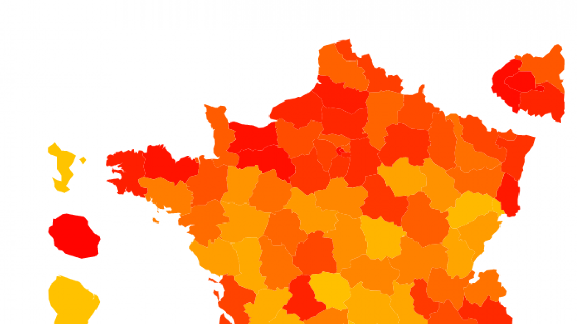 CARTE INTERACTIVE. Le taux d’incidence du Covid19 continue de ralentir