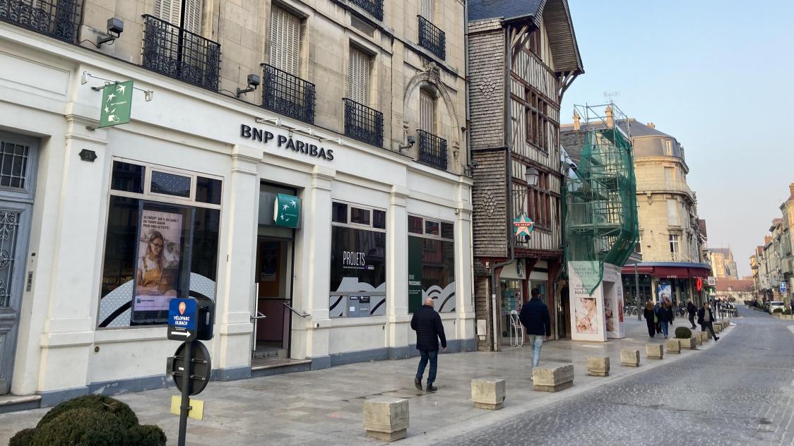 Troyes: la BNP quitte la rue Émile-Zola en avril