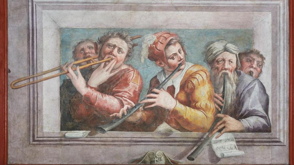On trouve ces instruments à vent oubliés dans de nombreux tableaux anciens.
