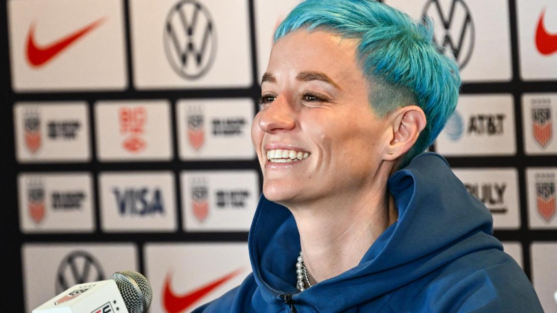 Bientôt la retraite pour l'Américaine Megan Rapinoe, star mondiale du  football