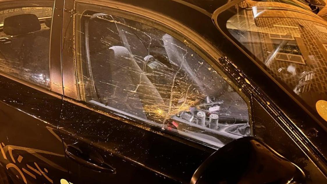 Plus de peur de que mal, mais une belle frayeur pour cette automobiliste.