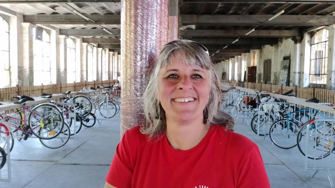 Aurélie Boksa, une bénévole venue de Troyes sur tous les fronts