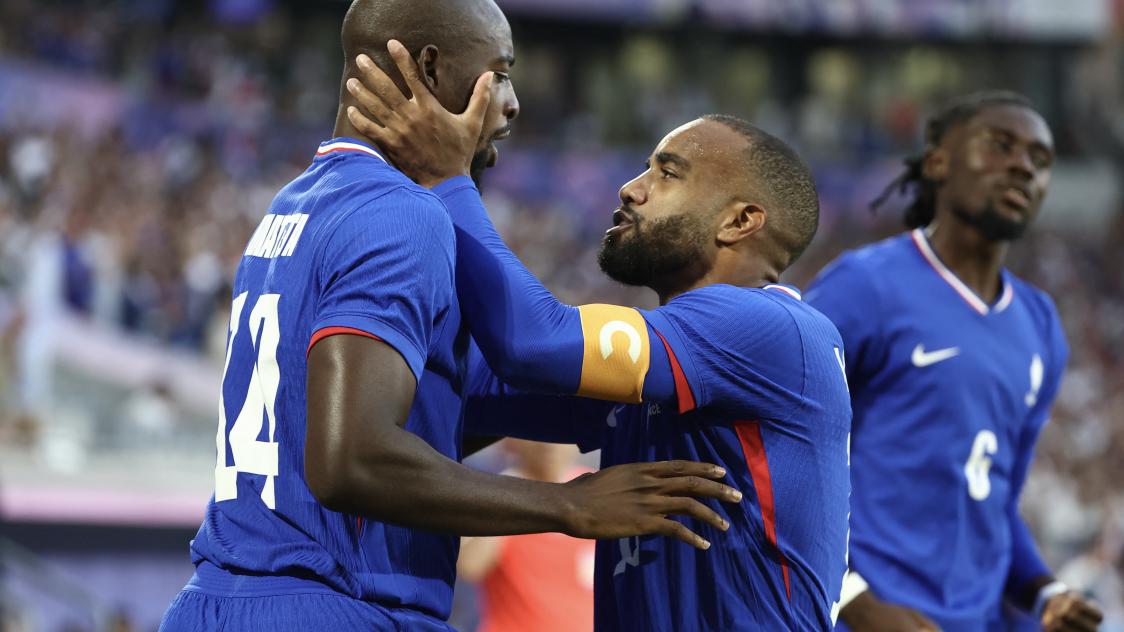 Maillot Nike France Lacazette – Olympiques 2024 – Taille M – Bleu