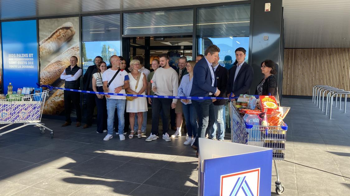 Aldi a inauguré son nouveau magasin à Villers-Semeuse, après cinq mois de travaux Aldi a inauguré son nouveau magasin à Villers-Semeuse, après cinq mois de travaux