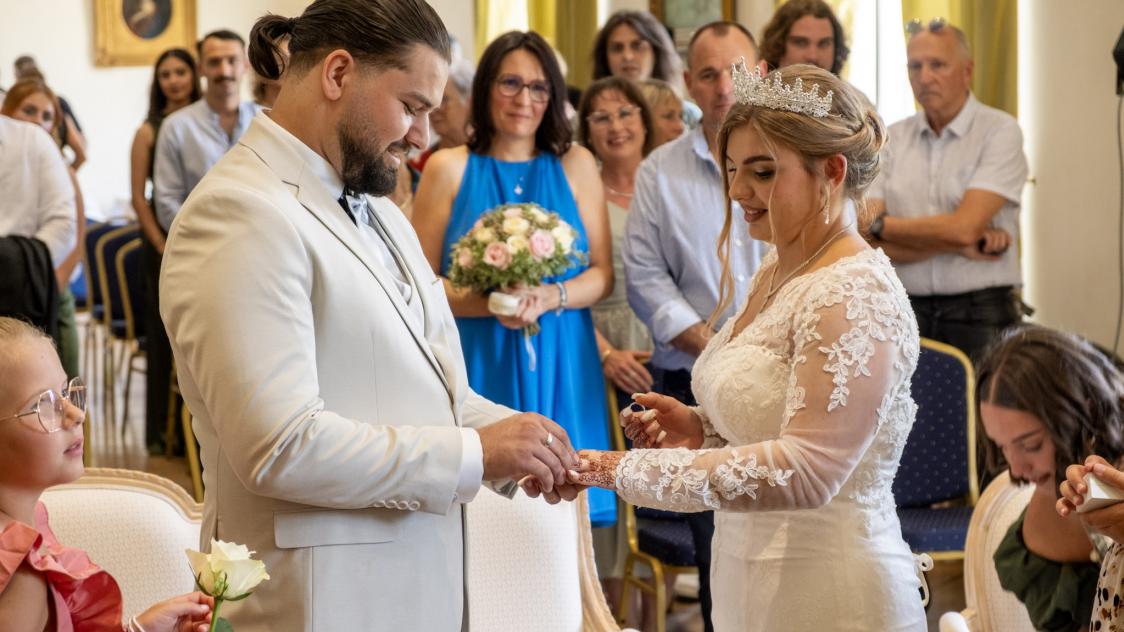 Slimane et Crystal se sont mariés