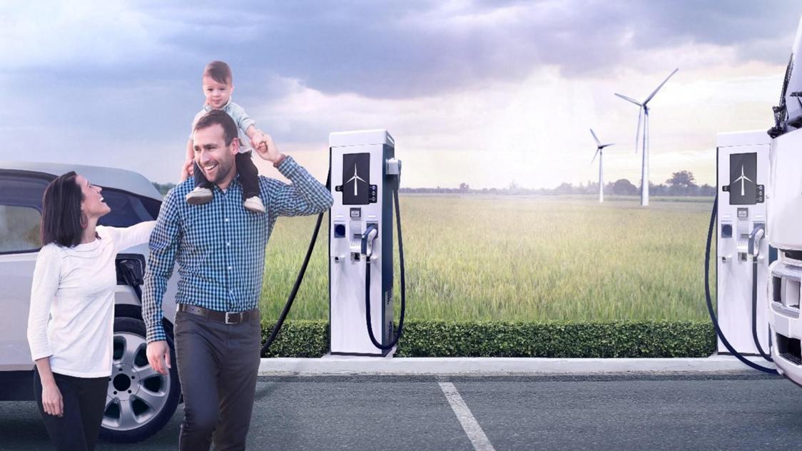 Pour les anti-éoliens, l’alimentation de la borne directement par l’éolienne tenait de la supercherie, car « techniquement impossible ».