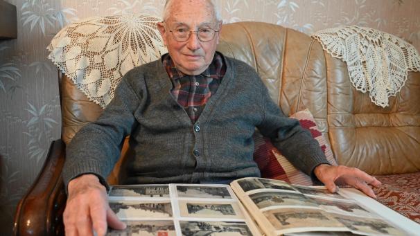 A 92 ans, Bernard Dran garde vivante la mémoire de ses années passées à Crépy.