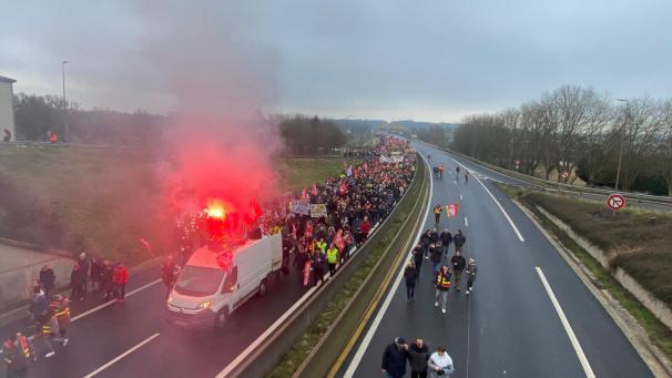 Jeudi 19 janvier, la manifestation avait réuni entre 5000 et 7000 manifestants à Charleville-Mézières.