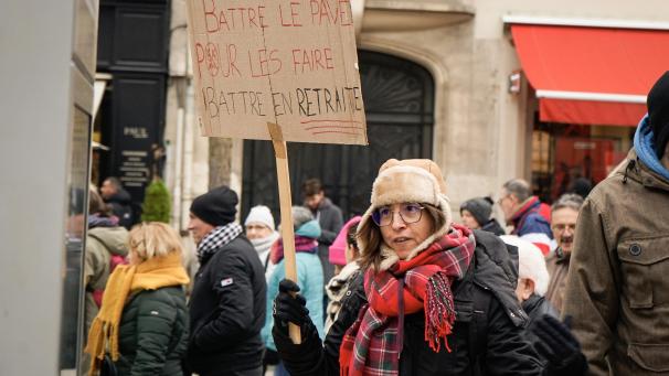 À Reims, dans le cortège du 19 janvier, les femmes se sont mobilisées contre la réforme