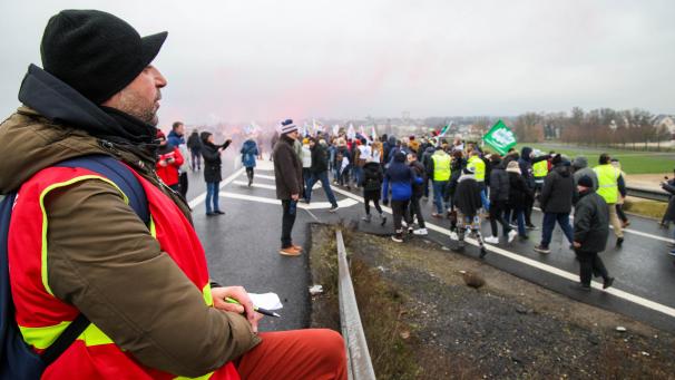 Irvin Bouchemeyer, sur le pont pour assurer le comptage des manifestants le 31 janvier.