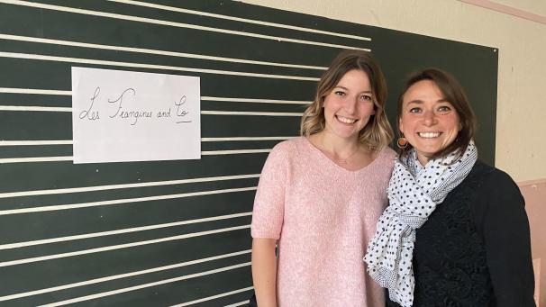 Amanda et Anne-Laure Klein sont depuis2022 les gérantes d’un tiers-lieu installé dans une ancienne école de Sainte-Ménehould.
