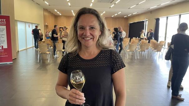 Christine Sévillano, présidente de la Fédération régionale des vignerons indépendants de Champagne.