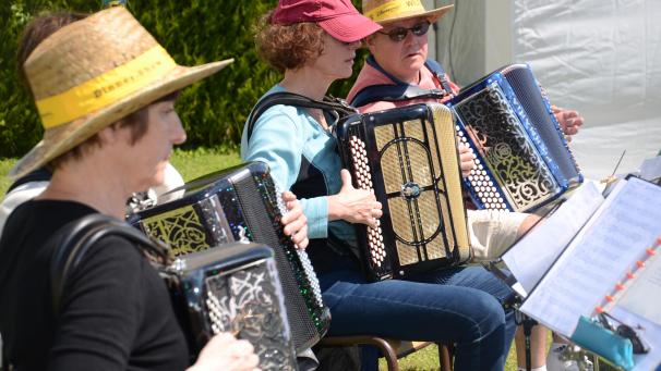 Des heures durant, sur trois jours, les accordéonistes ont joué et répété sans cesses.