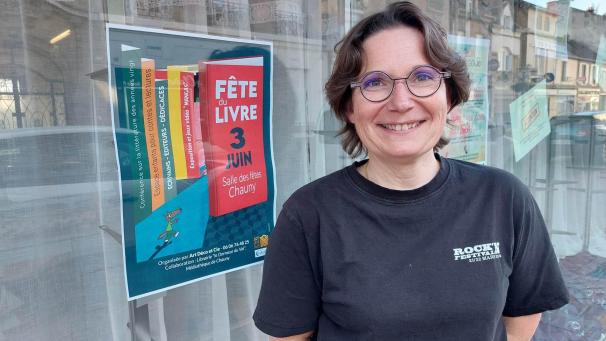 Aline Marelli, libraire au Dormeur du Val,règle en ce moment-mêmeles derniers détails de l’organisation de la fête du livre.