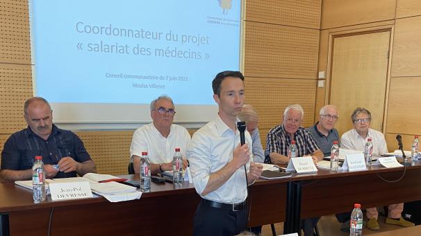 Nicolas Villenet vient d’être recruté par la communauté de communes pour coordonner le projet de salariat des médecins sur le territoire.