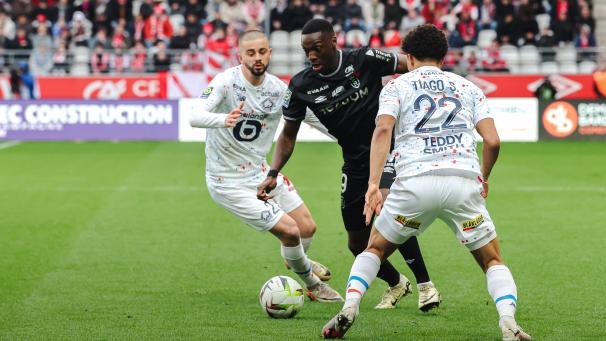 Mohamed Daramy est blessé pour le déplacement du Stade de Reims à Lyon.