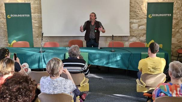 Benoît Biteau était invité par le groupe local des Écologistes de l’Aube.
