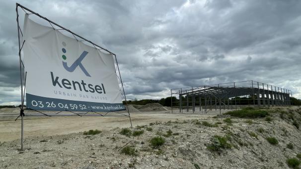 Le siège de l’entreprise Kentsel est en cours de construction.