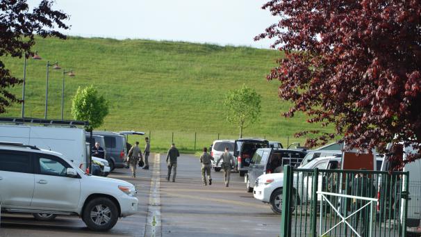 Une centaine de gendarmes ont été mobilisés mercredi 1er mai après la tuerie de Brienne-la-Vieille.