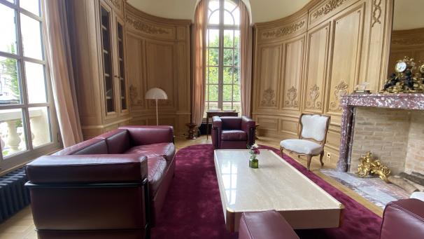 Le bureau d’Eisenhower, de février à mai 1945.