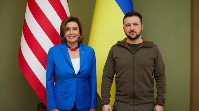 La visite de la présidente de la Chambre des représentants, Nancy Pelosi, est le dernier signe en date de soutien des Etats-Unis envers l’Ukraine.