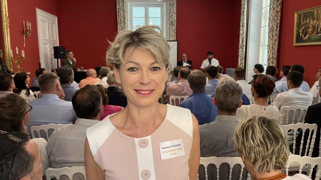 Angélique Guilleminot, présidente d’i3A, le club des industries agroalimentaires de Champagne-Ardenne. Pour elle, «l’usine au bout du champ, c’est beau sur le papier».