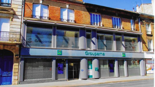 Groupama Nord-Est compte 74 agences commerciales dont 15 en Marne-Ardennes (ici boulevard Lundy à Reims), 9 dans l