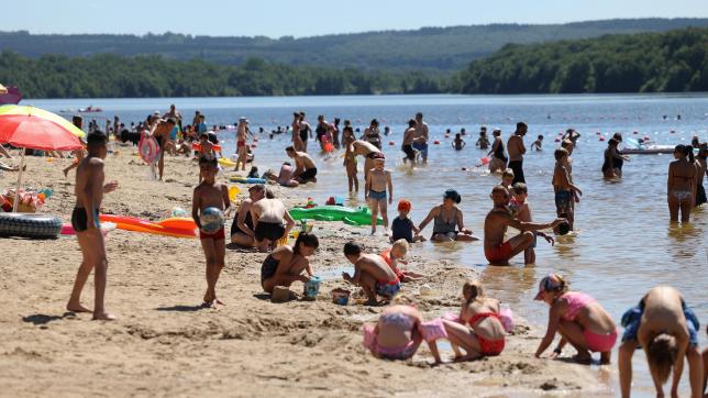 Cet été, le lac des Vieilles Forges a vu sa fréquentation augmenter de 12% par rapport à l’été 2021.