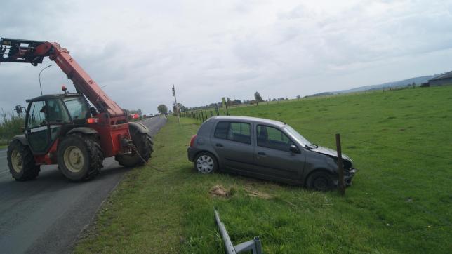 L’accident s’est produit sur la départementale 8043, à Maubert-Fontaine.
