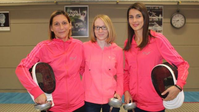 Sandrine Dumoulin, Cassandre Bianchi et Roxana Lazar représenteront encore cette saison le club d’Aix-en-Othe au plus haut niveau national.