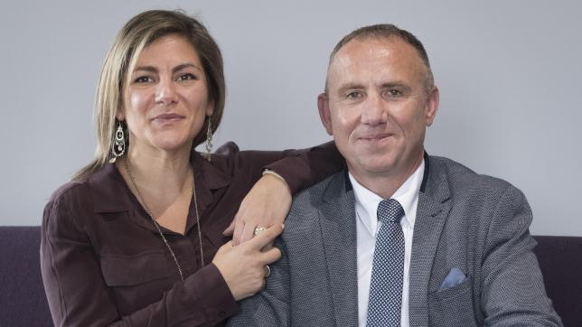 Anne-Sophie Robin, PDG du Groupe BS, et Jean-François Gireault, directeur de Bouchers Services.