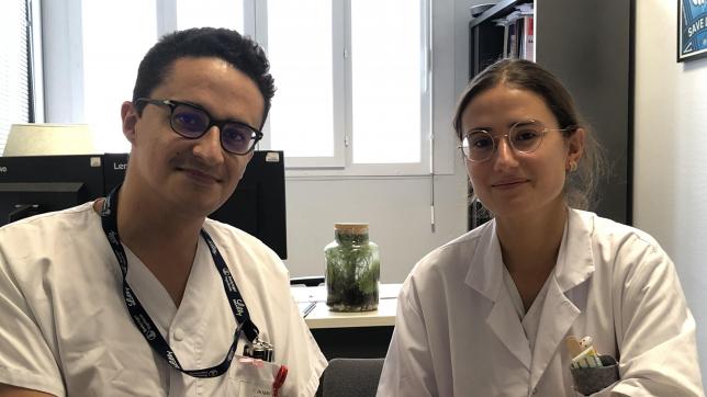Mehdi Toullec et Sophia Baddou, internes en médecine à Troyes, sont opposés à une quatrième année d’internat telle qu’elle est présentée aujourd’hui.