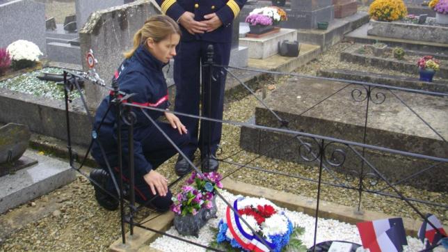 Après la rénovation de la tombe du soldat Gauthier, un hommage du Souvenir français a été rendu.