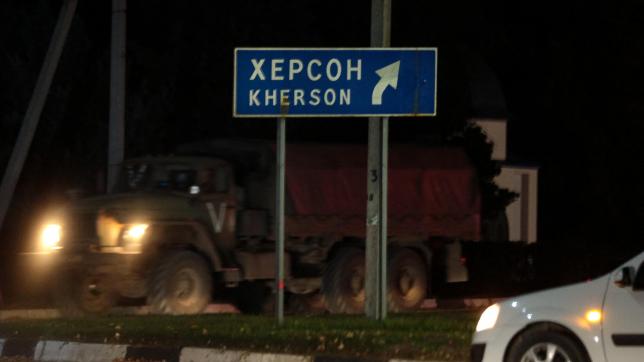La centrale électrique de Kherson aurait été détruite par les russes.