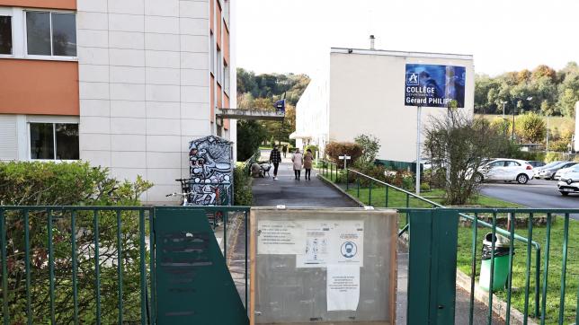 Le collège Gérard-Philipe, à Presles, accueille 512 élèves, dont 64 scolarisés dans des classes dédiées aux non-francophones.