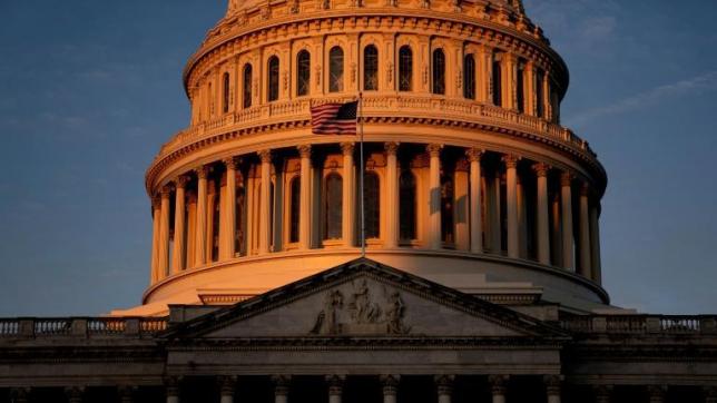 Le Capitole, siege du Congres americain, le 8 novembre 2022 a Washington