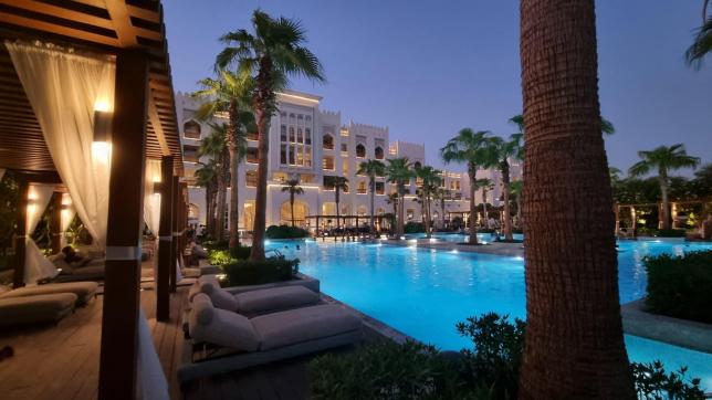 L’hôtel Al Messila Resort and Spa, du grand luxe pour les champions du monde en titre.