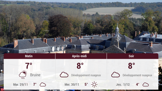 Sainte-Ménehould et ses environs : météo du lundi 28 novembre
