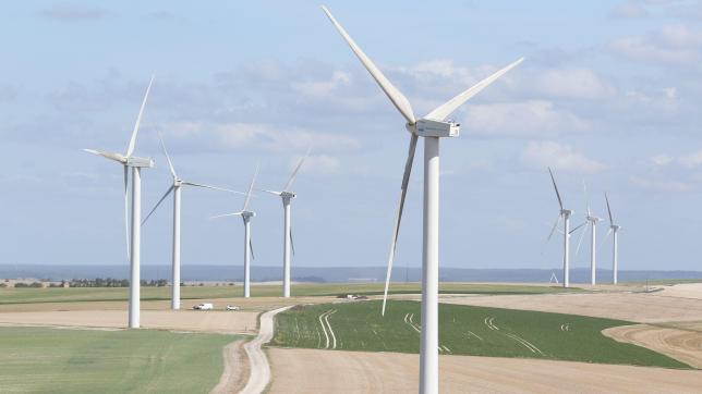 Les deux projets éoliens doivent être déposés à la préfecture avant l’enquête publique. Début d’exploitation espéré : d’ici 2026-2027. Illustration.