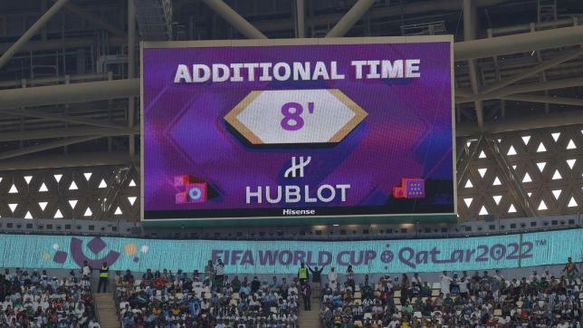 Voir huit minutes, ou plus, de temps additionnel n’est pas si rare dans cette Coupe du monde.