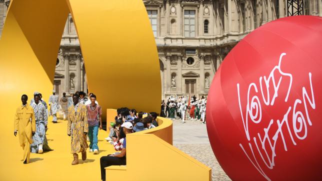 Le défilé Louis Vuitton Homme printemps-été 2023, dans le cadre de la Fashion Week de Paris, le 23 juin dernier.