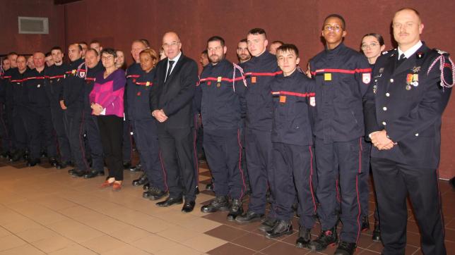 38 pompiers figurent dans les rangs à Montmirail.