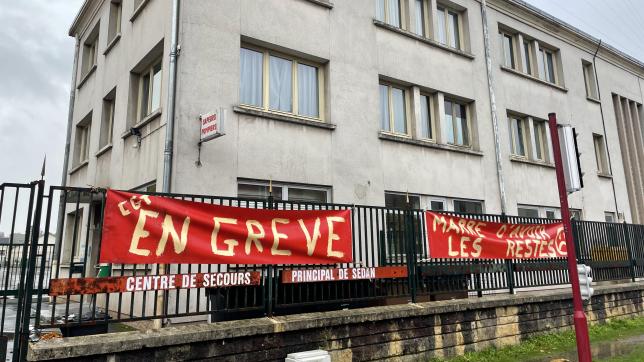 En novembre, les sapeurs-pompiers professionnels ont lancé un mouvement de grève pour réclamer des travaux dans l’actuelle caserne à Sedan.