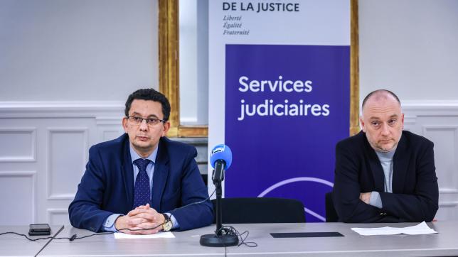 Matthieu Bourrette, procureur de la République, et Jean-Michel Bolusset, directeur de la PJ de Reims, ont livré les premiers éléments de l’enquête.