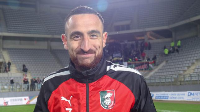 Mohamed Fadhloun peut avoir le sourire : il a grandement contribué au succès de son équipe, vendredi, au stade Louis-Dugauguez.