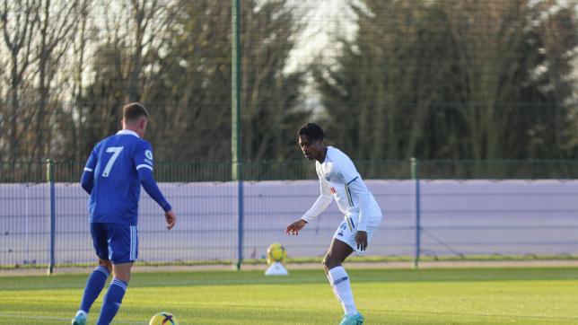 Thierno Baldé et les Troyens ont tenu en échec Leicester (0-0) samedi.  Photo Estac